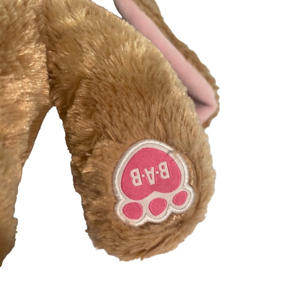 Build A Bear Workshop 14” Plush Brown Pawlette Easter Bunny Rabbit Stuffed Toy - Picture 4 of 6